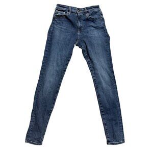 AG Farrah Ankle High Rise Skinny Jeans Size 26 Blue Denim
